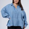 INDIGO TONIC Denim | Corbin Chambray Blouse