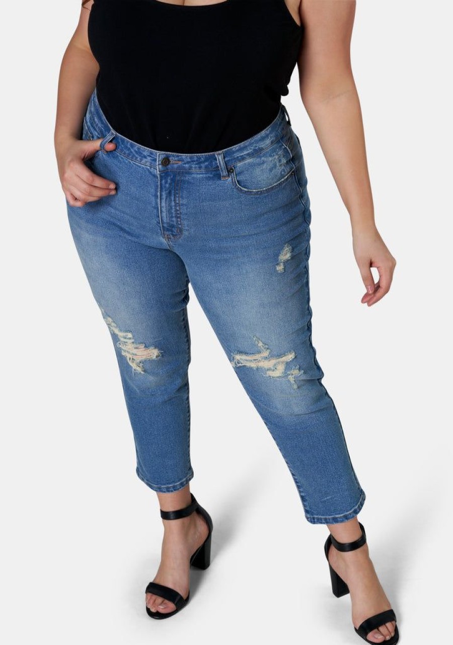 INDIGO TONIC Denim | Bobbie Curve Crop Jeans