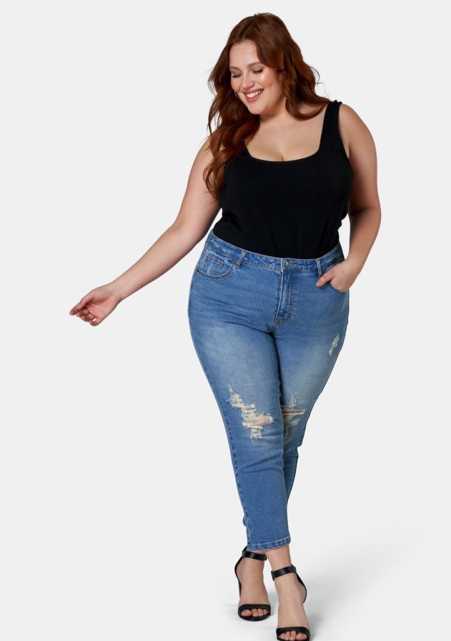 INDIGO TONIC Denim | Bobbie Curve Crop Jeans