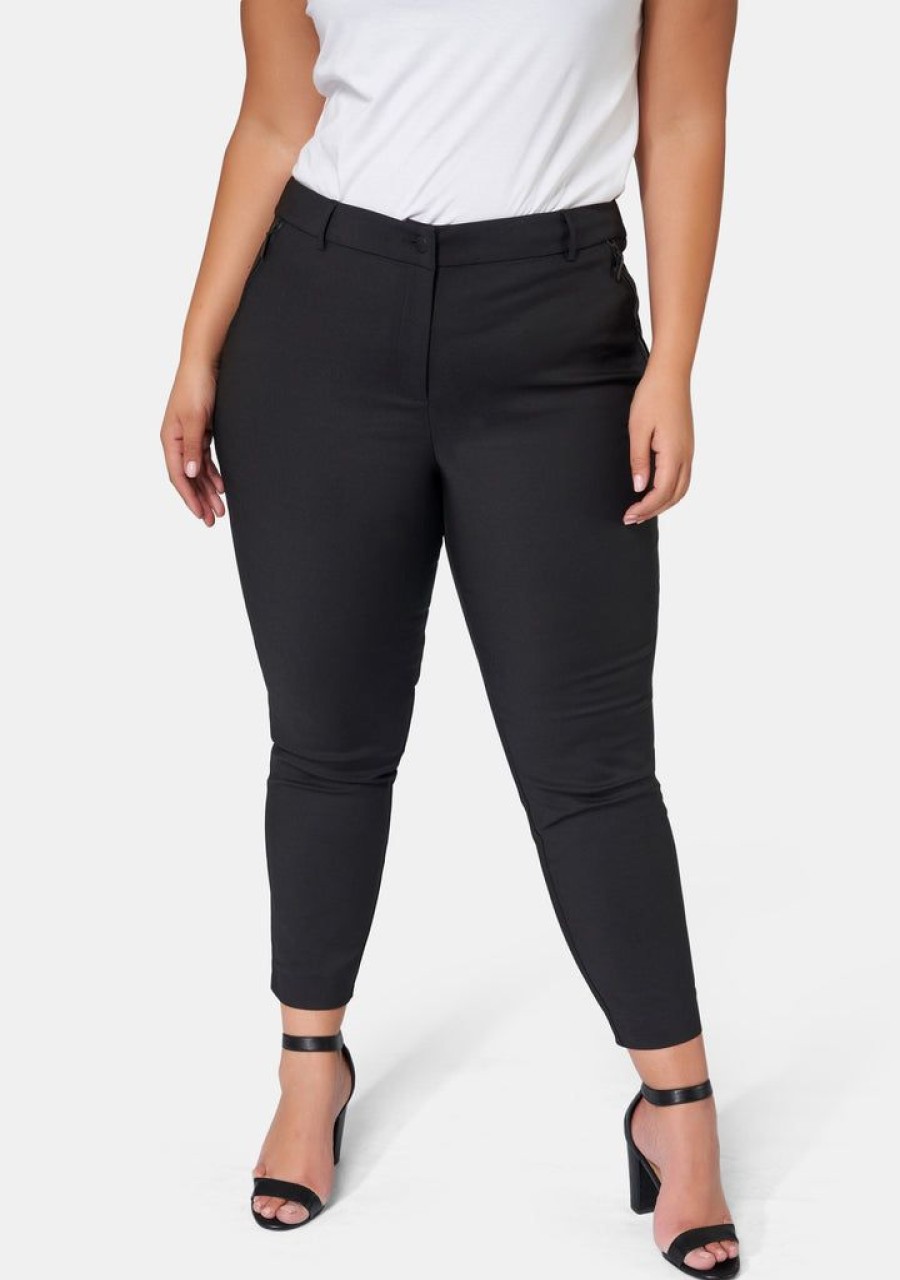 SOMETHING 4 OLIVIA Pants | Pascale Zip Detail Pant