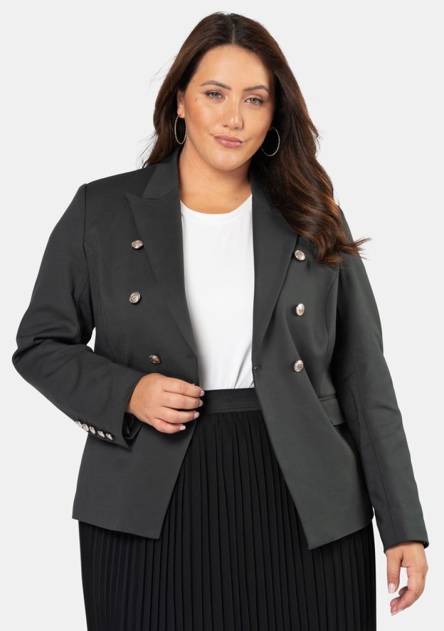 SOMETHING 4 OLIVIA Blazers | Madeleine Button Blazer