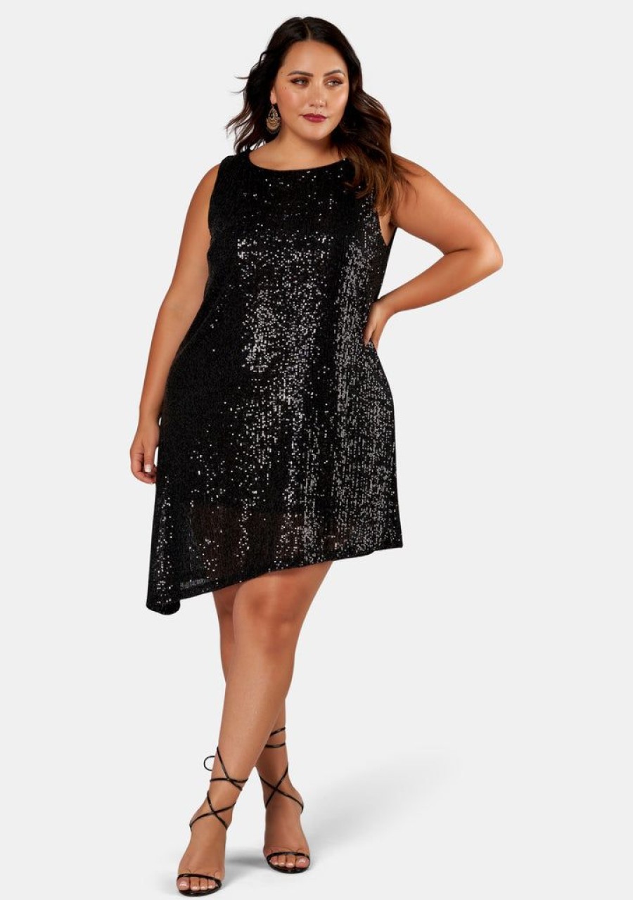 PINK DUSK Sequin Dresses | Vibration Sequin Dress