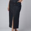 SUNDAY IN THE CITY Denim | Hype Denim Maxi Skirt