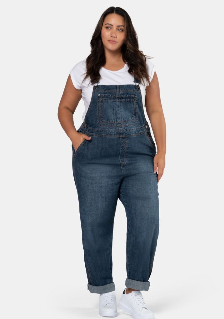 INDIGO TONIC Denim | Hailey Denim Overalls