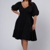 INDIGO TONIC Black Dresses | Hazel Mini Dress