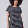 INDIGO TONIC T-Shirts | Lauren Longline Stripe Tee