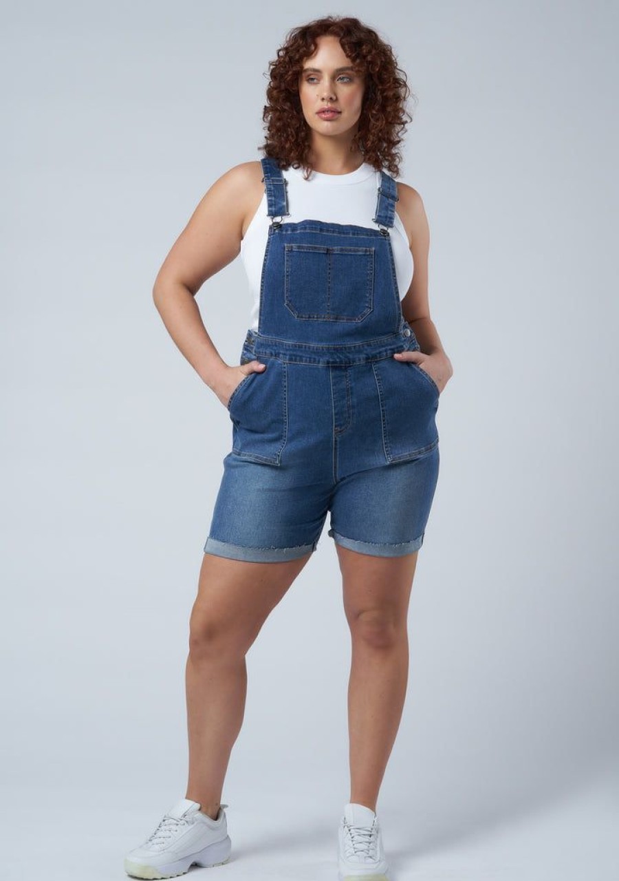 INDIGO TONIC Denim | Jen Raw Hem Denim Romper