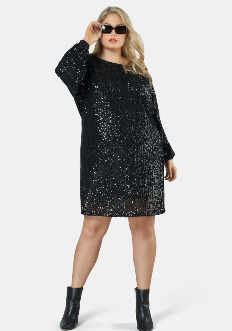 SUNDAY IN THE CITY Mini Dresses | Evacuate Sequin Dress