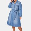 SOMETHING 4 OLIVIA Denim | Dolly Denim Shirt Dress