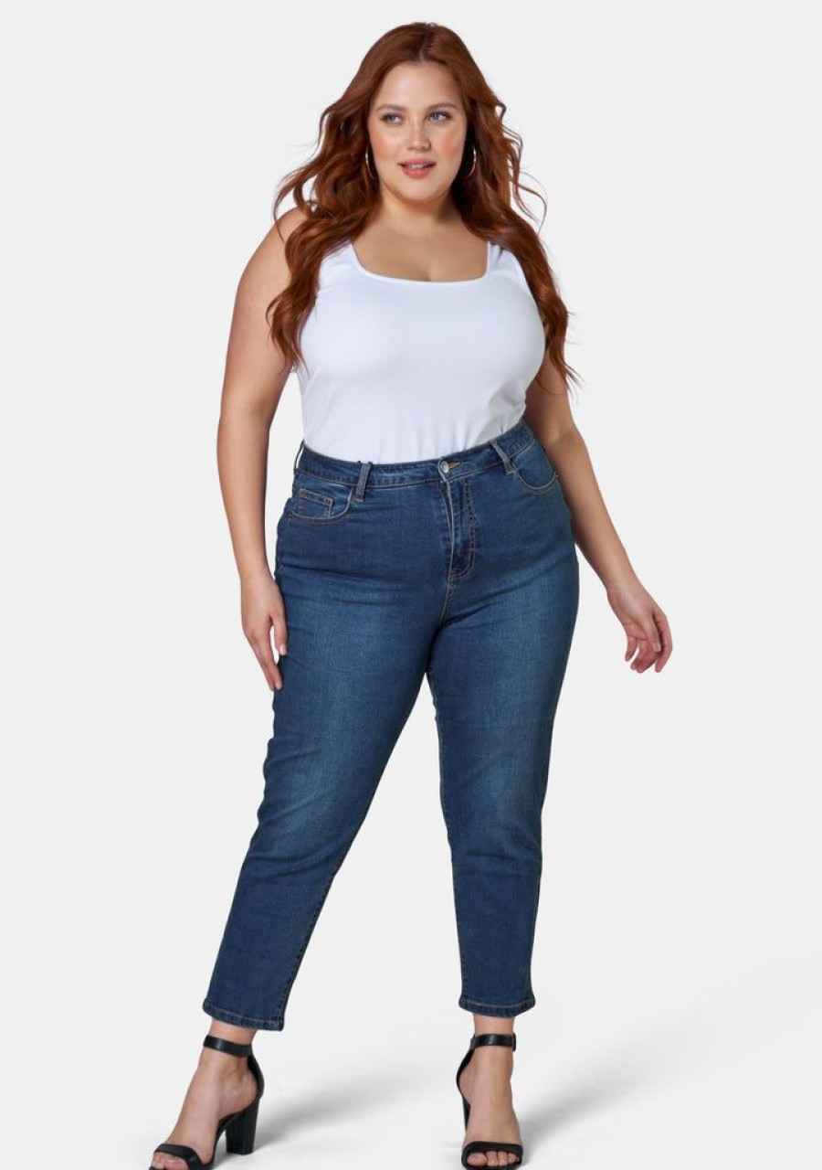 INDIGO TONIC Denim | Bobbie Curve Crop Jeans