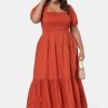 SOMETHING 4 OLIVIA Midi Dresses | Mila Shirred Bodice Midi Dress