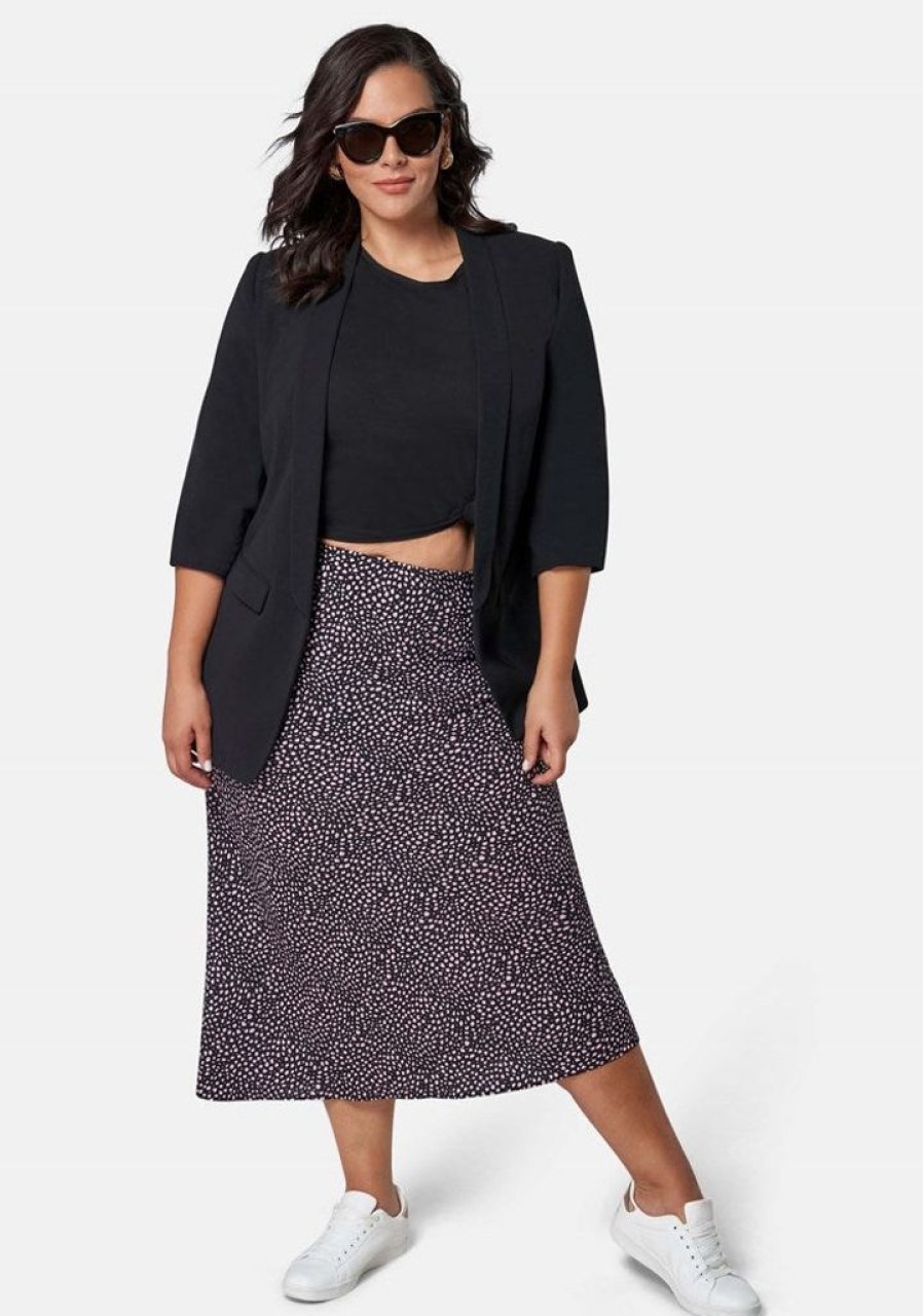 SOMETHING 4 OLIVIA Midi Skirts | Catalina Print Midi Skirt