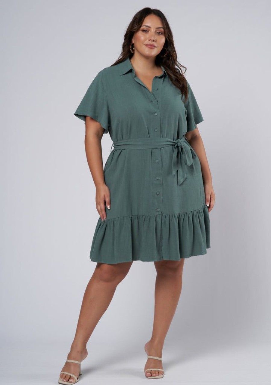 SOMETHING 4 OLIVIA Mini Dresses | Etta Mini Shirt Dress