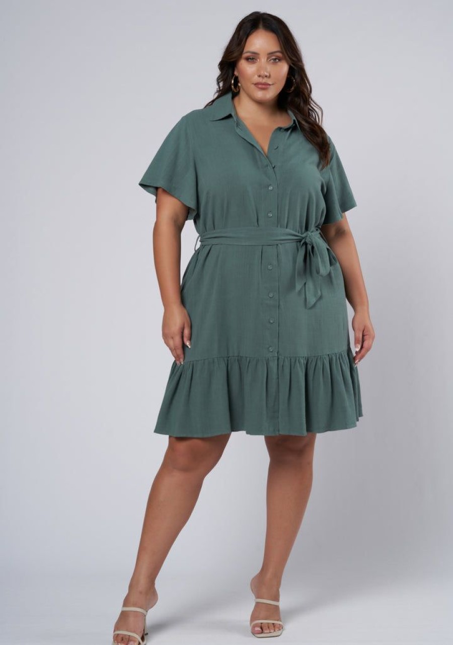 SOMETHING 4 OLIVIA Mini Dresses | Etta Mini Shirt Dress