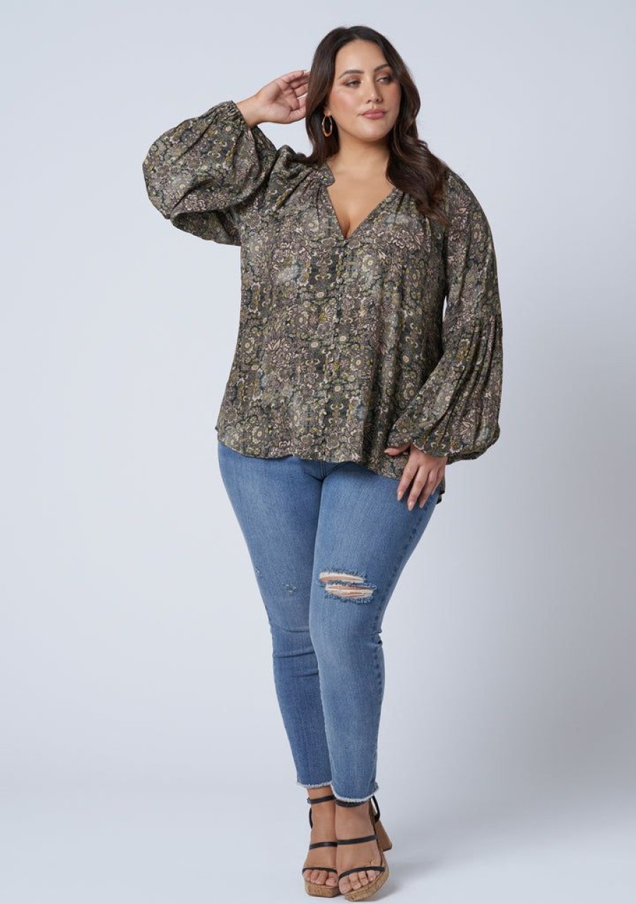 THE POETIC GYPSY Shirts & Blouses | Betsy Print Blouse