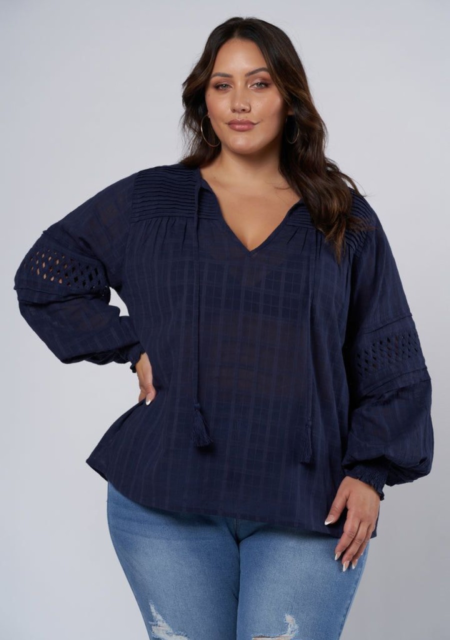 INDIGO TONIC Shirts & Blouses | Auralie Long Sleeve Blouse