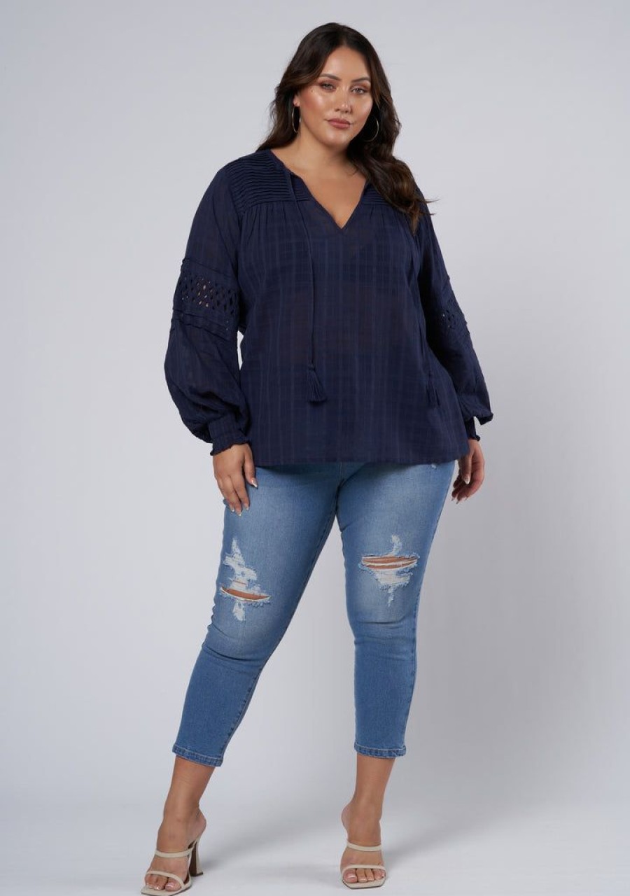 INDIGO TONIC Shirts & Blouses | Auralie Long Sleeve Blouse