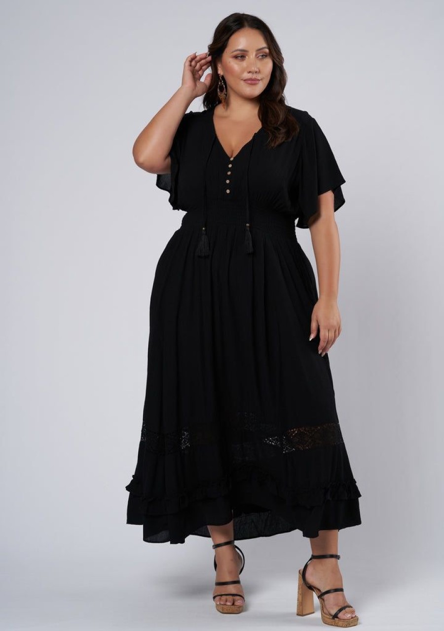 THE POETIC GYPSY Black Dresses | Summer Kiss Maxi Dress