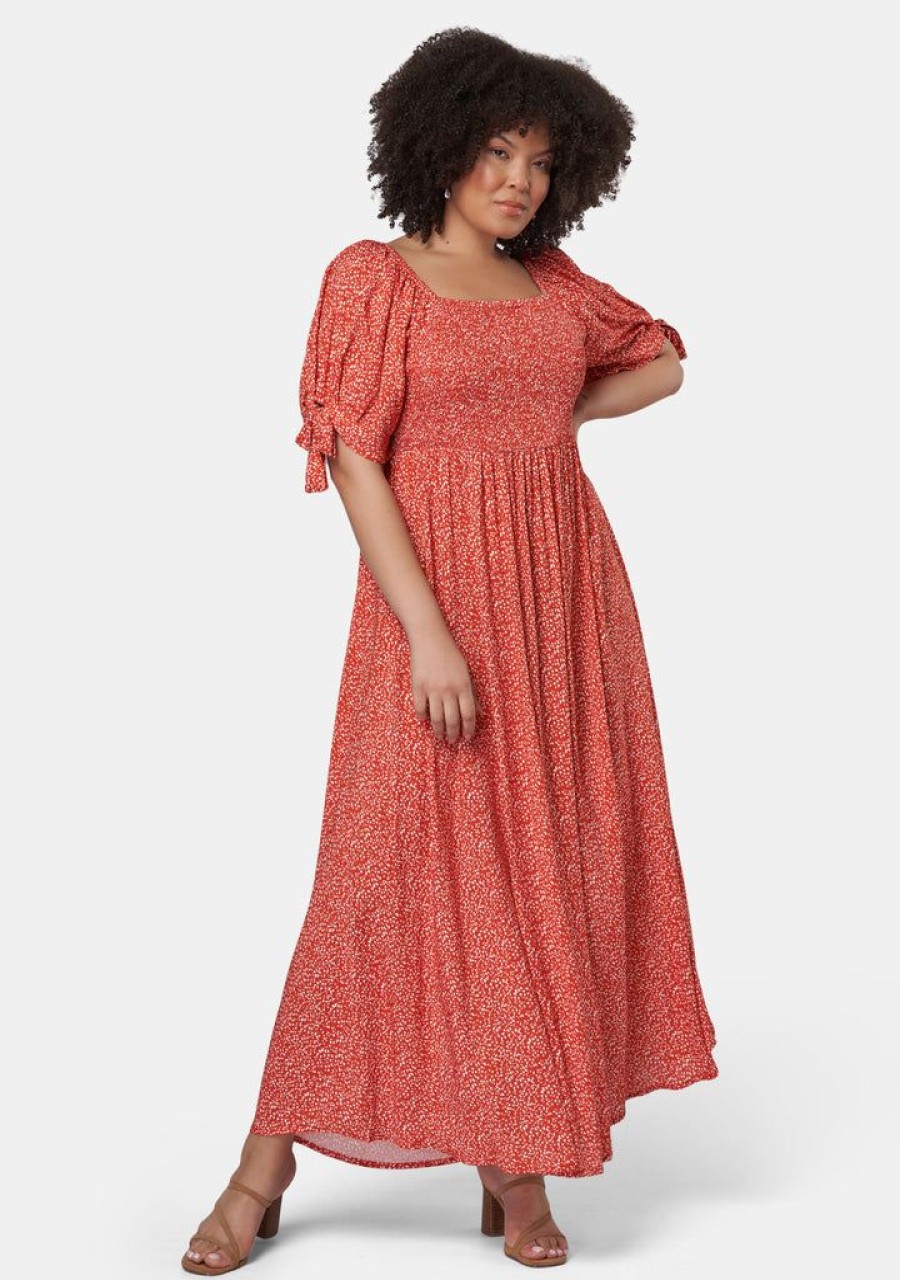 SOMETHING 4 OLIVIA Maxi Dresses | Maeve Ruffle Maxi Dress