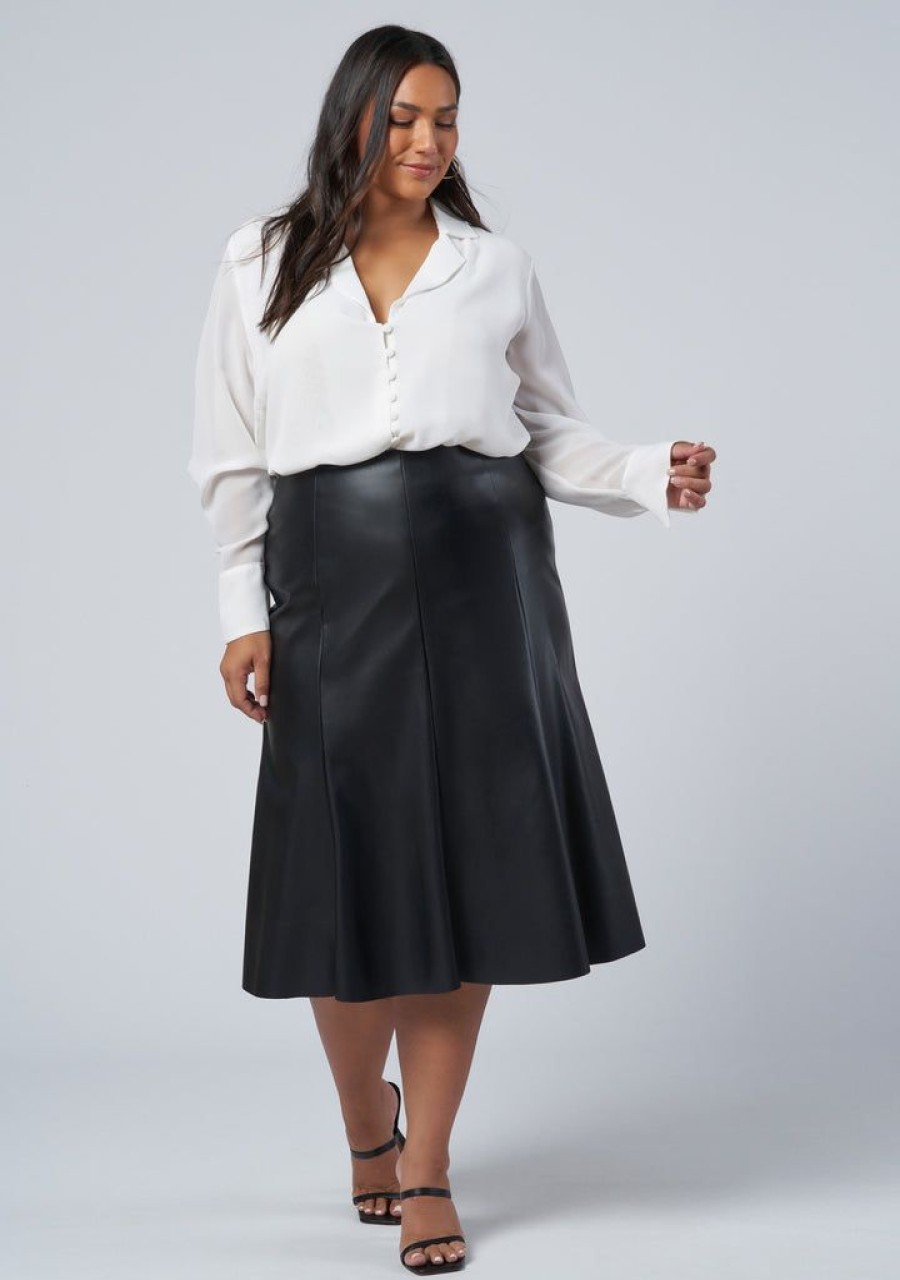 SOMETHING 4 OLIVIA Midi Skirts | Keaton Pu Midi Skirt