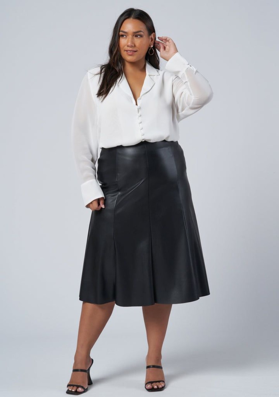 SOMETHING 4 OLIVIA Midi Skirts | Keaton Pu Midi Skirt