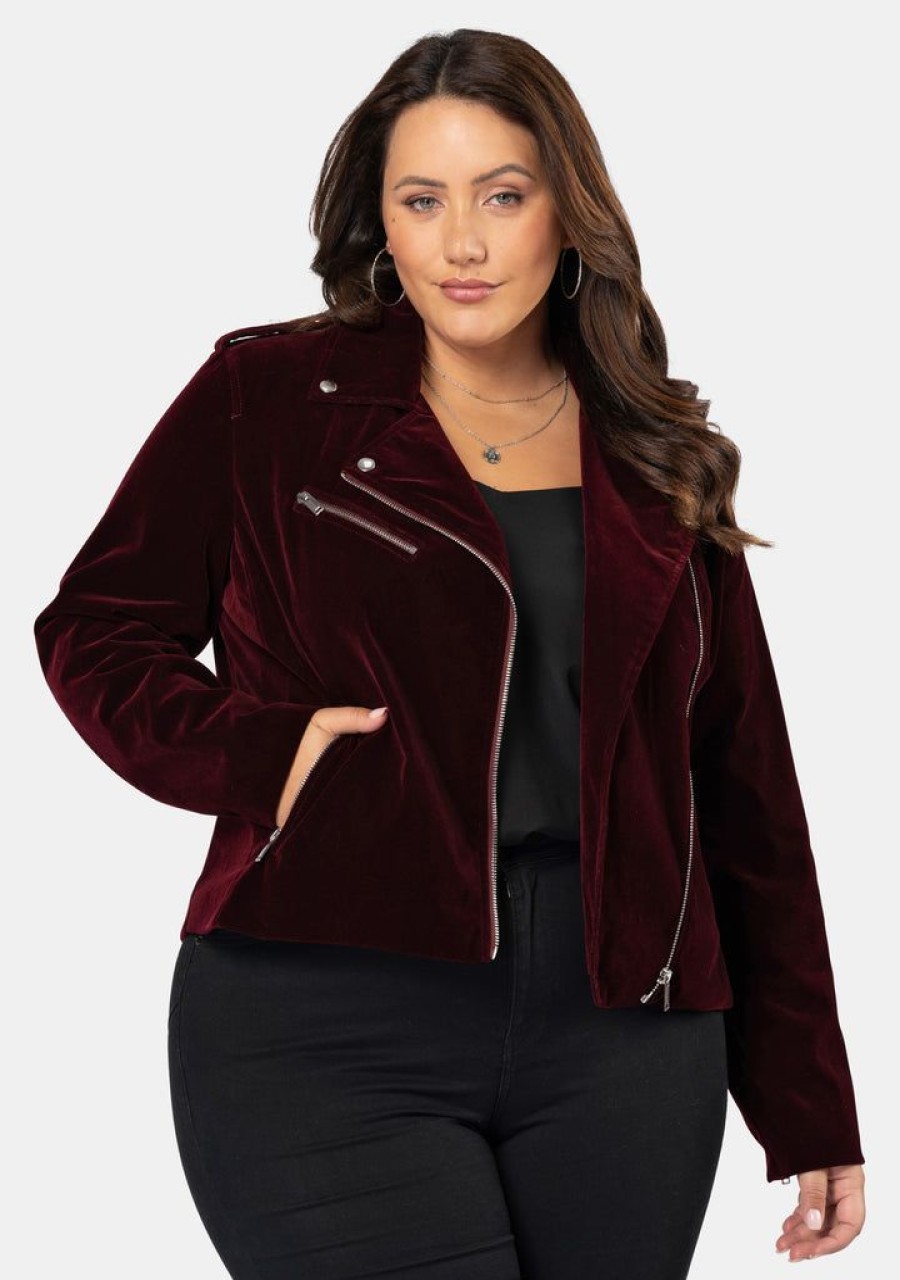 SOMETHING 4 OLIVIA Jackets & Coats | Fernanda Velvet Jacket