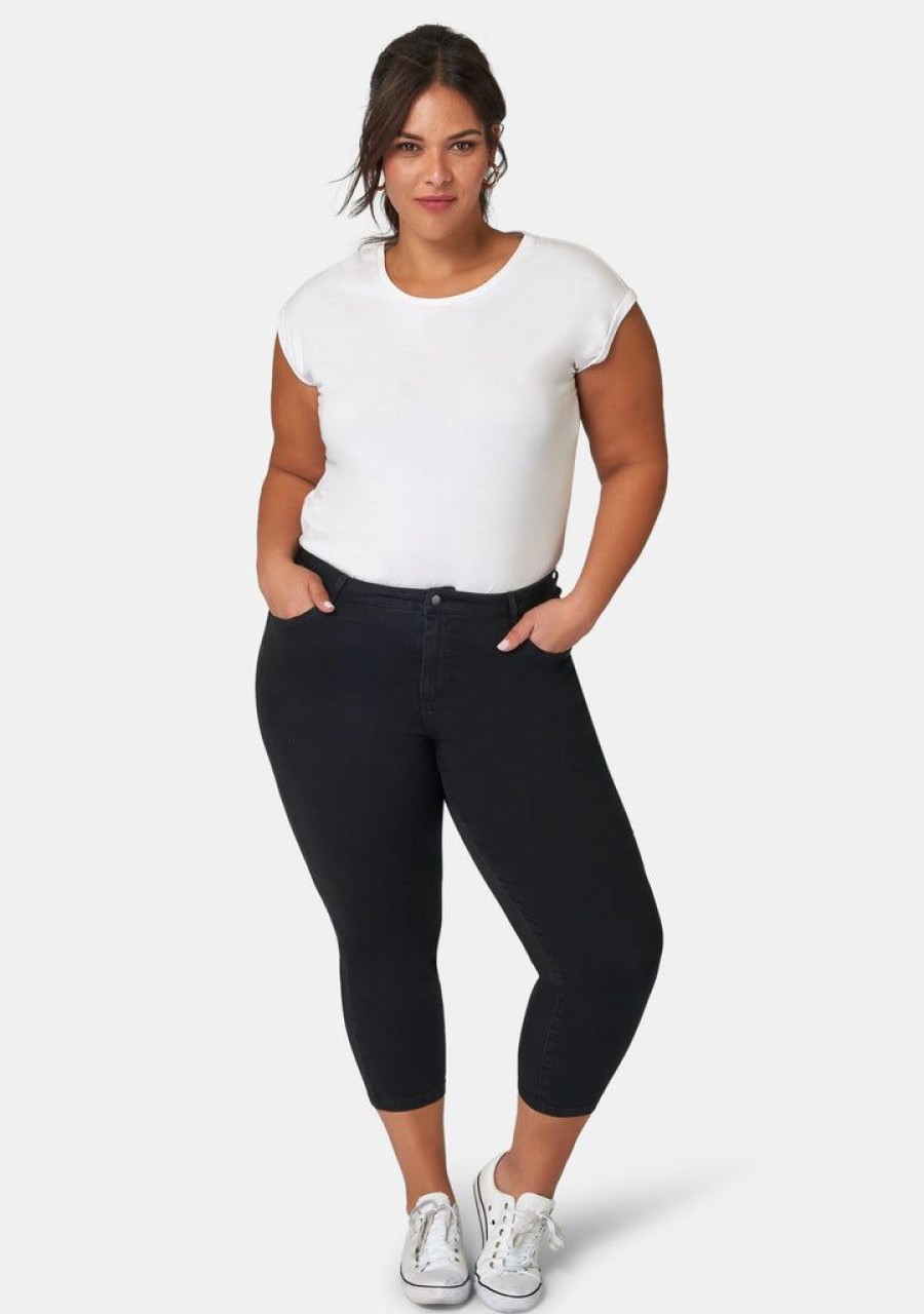 INDIGO TONIC Denim | Bobbie Curve Crop Jeans