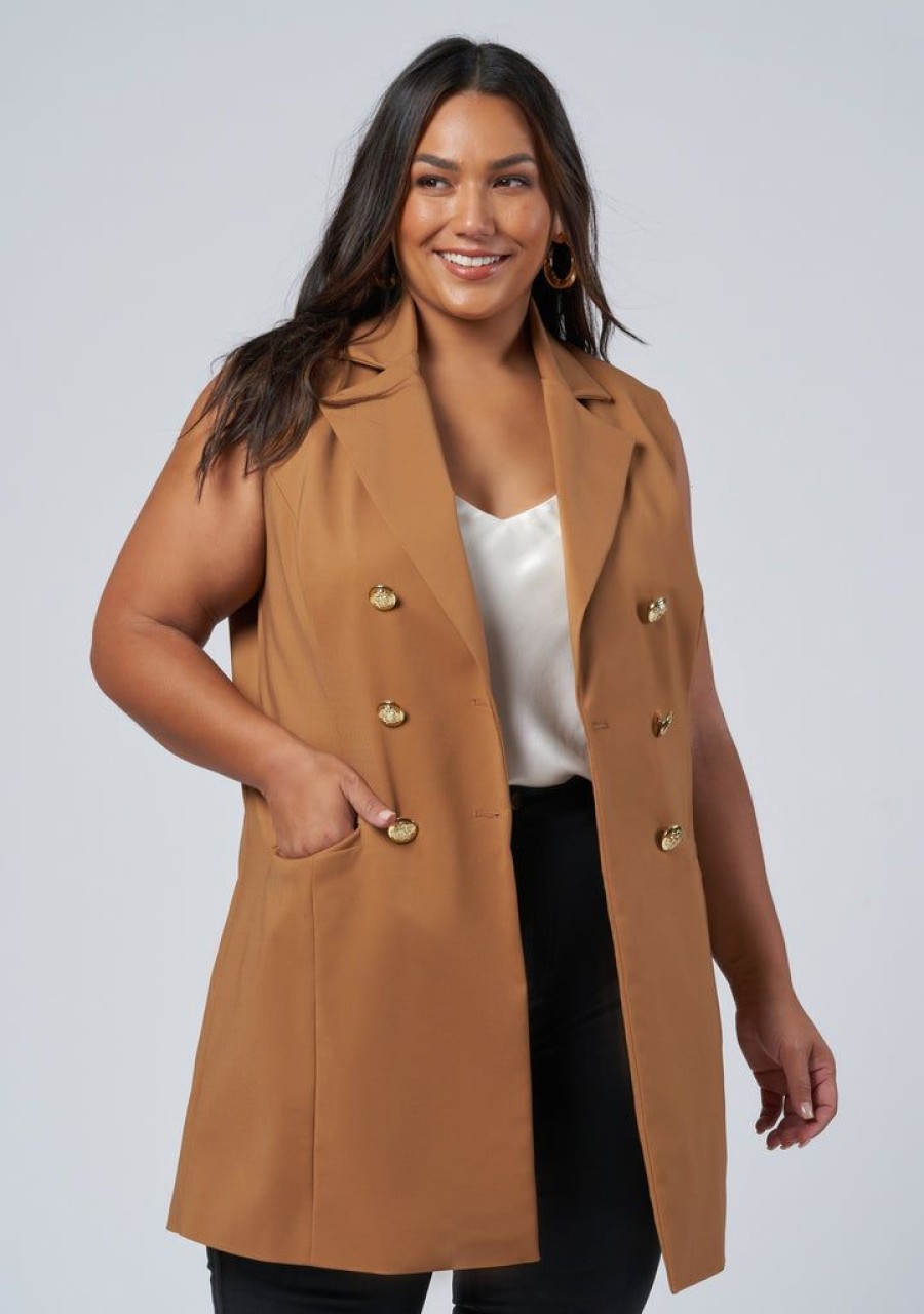 SOMETHING 4 OLIVIA Blazers | Shiloh Sleeveless Blazer