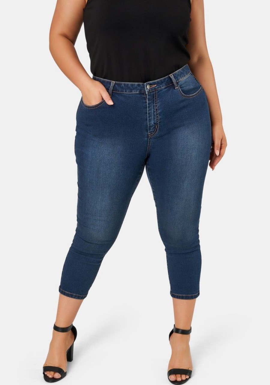 INDIGO TONIC Denim | Bobbie Curve Crop Jeans