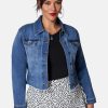 SUNDAY IN THE CITY Jackets & Coats | Chatterbox Crop Denim Jacket