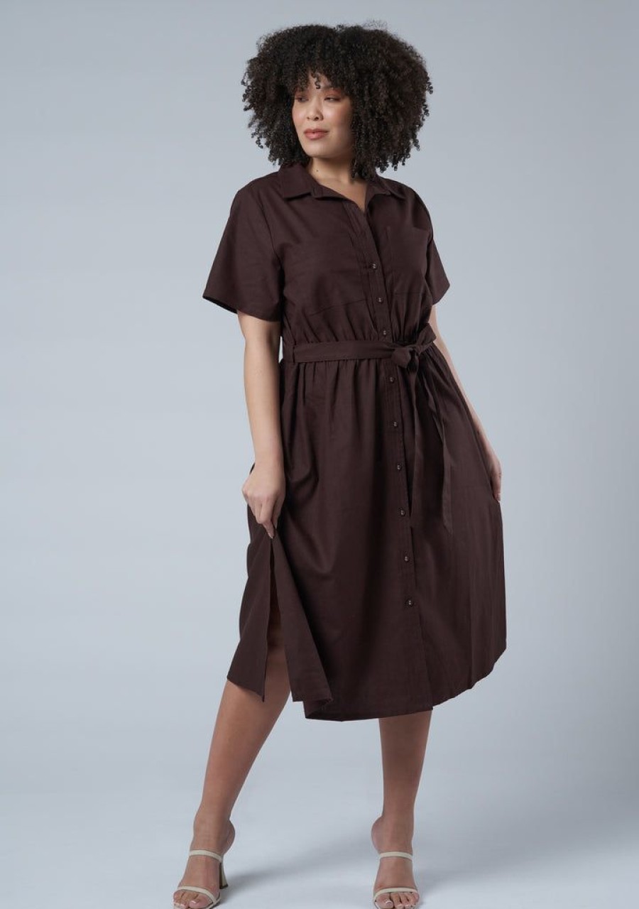 SOMETHING 4 OLIVIA Midi Dresses | Frankie Shirt Midi Dress