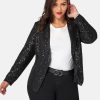 PINK DUSK Blazers | All Day & Night Sequin Jacket