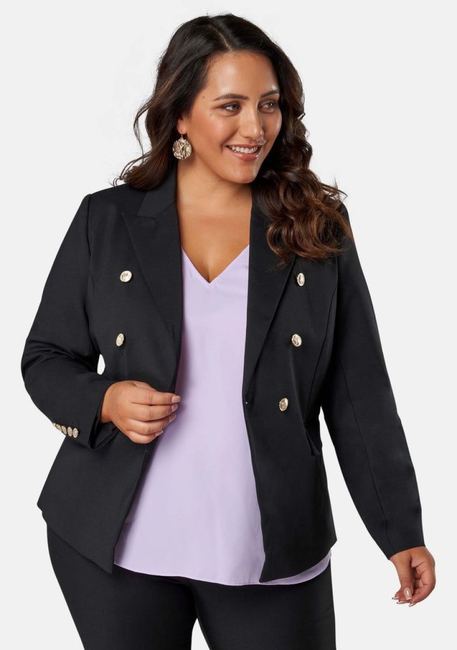 SOMETHING 4 OLIVIA Blazers | Madeleine Button Blazer