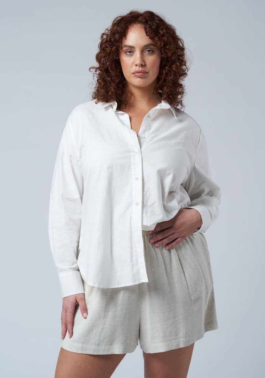 SOMETHING 4 OLIVIA Shirts & Blouses | Azalea Linen Shirt