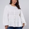 INDIGO TONIC Shirts & Blouses | Lalita Tiered Cotton Top