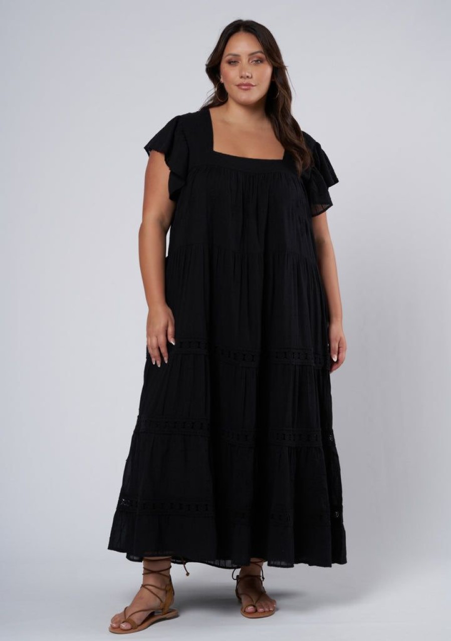 THE POETIC GYPSY Black Dresses | Vintage Summer Maxi Dress