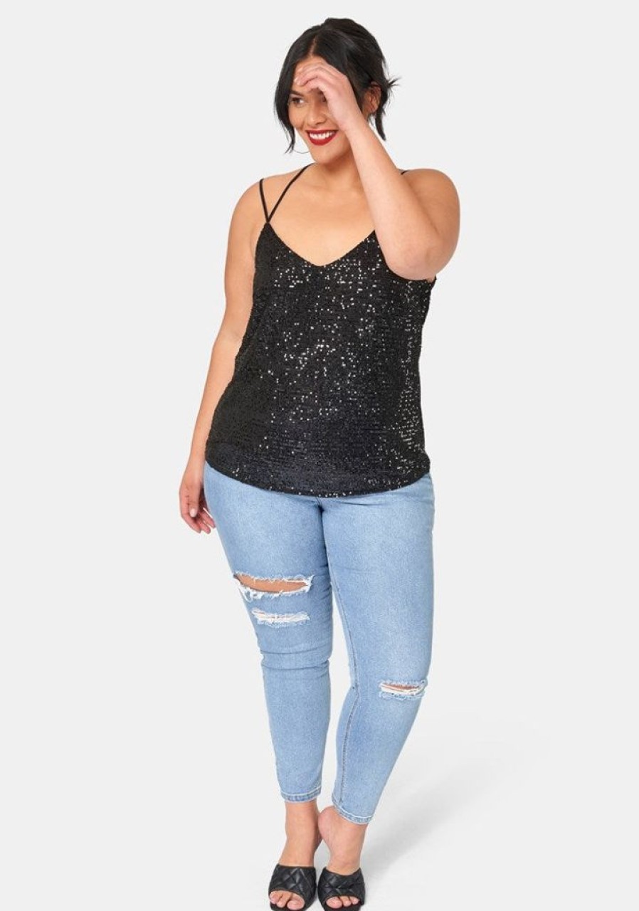 PINK DUSK Camis | Sparkles Between Us Cami