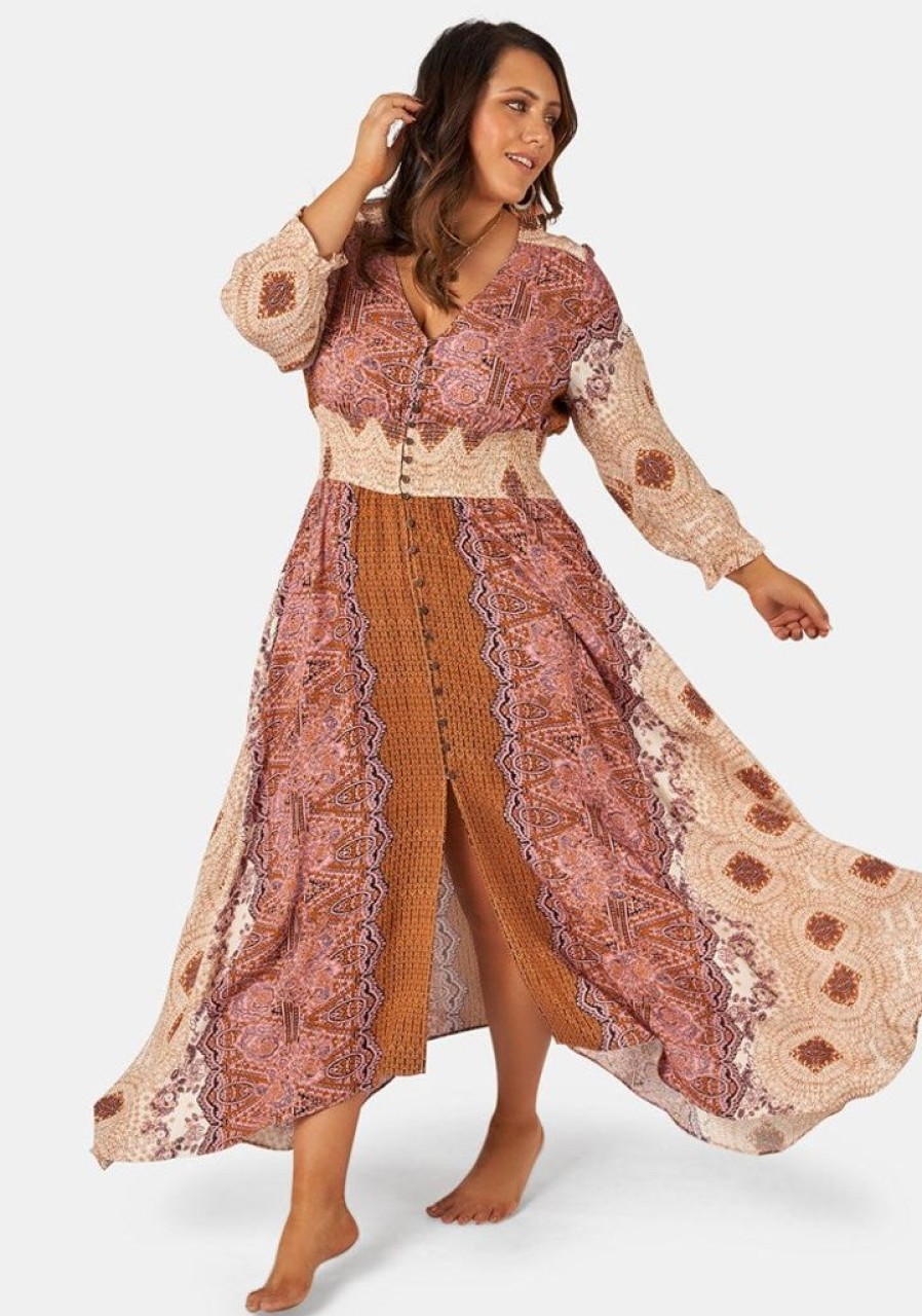 THE POETIC GYPSY Boho Dresses | Brown Sugar Maxi Dress