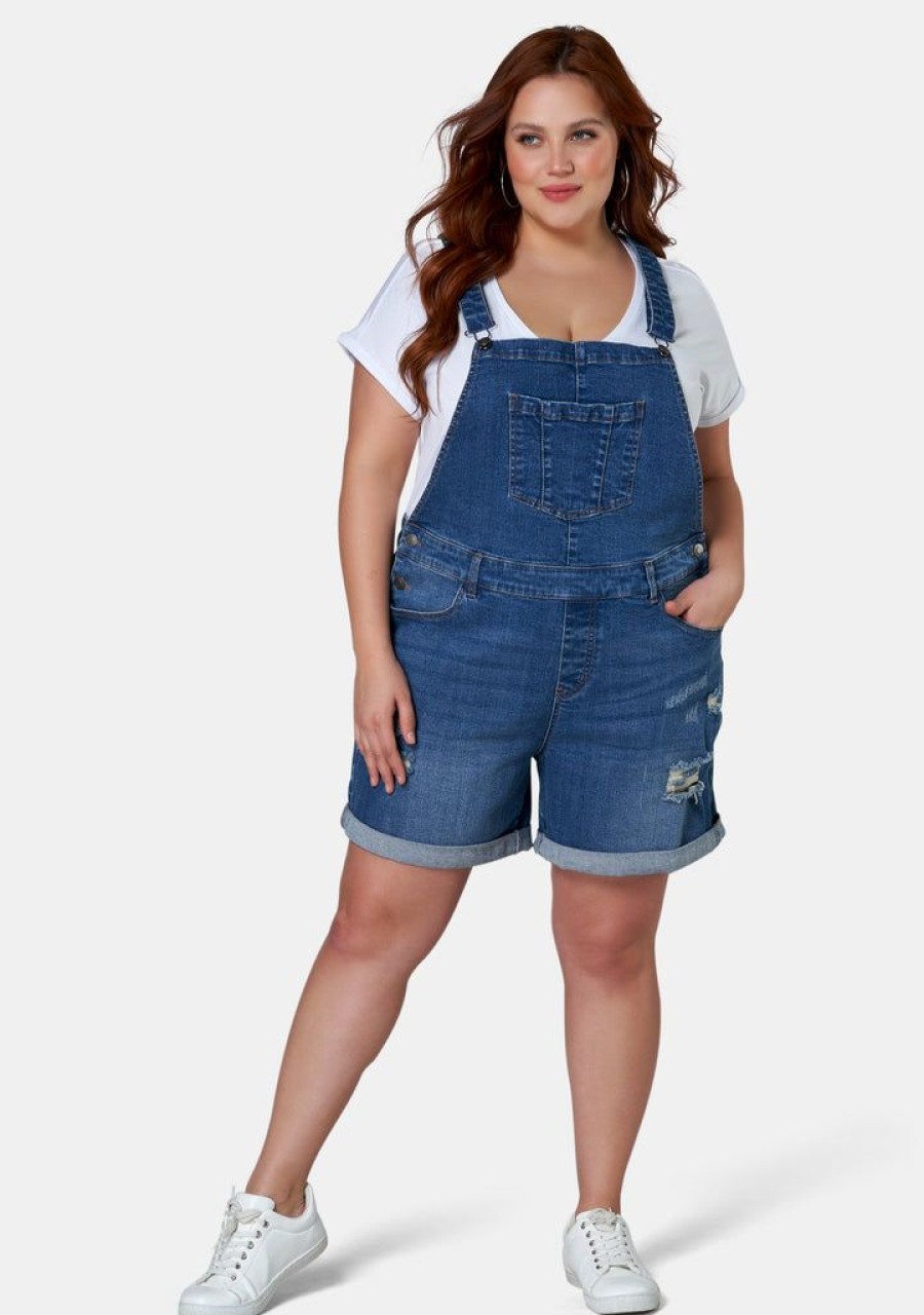 INDIGO TONIC Overalls | Louisa Denim Romper