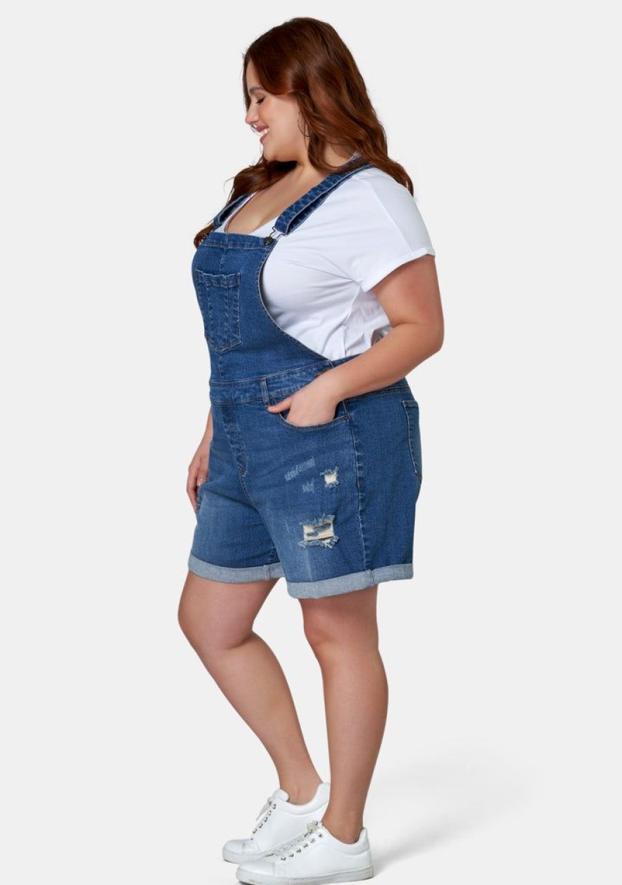 INDIGO TONIC Overalls | Louisa Denim Romper