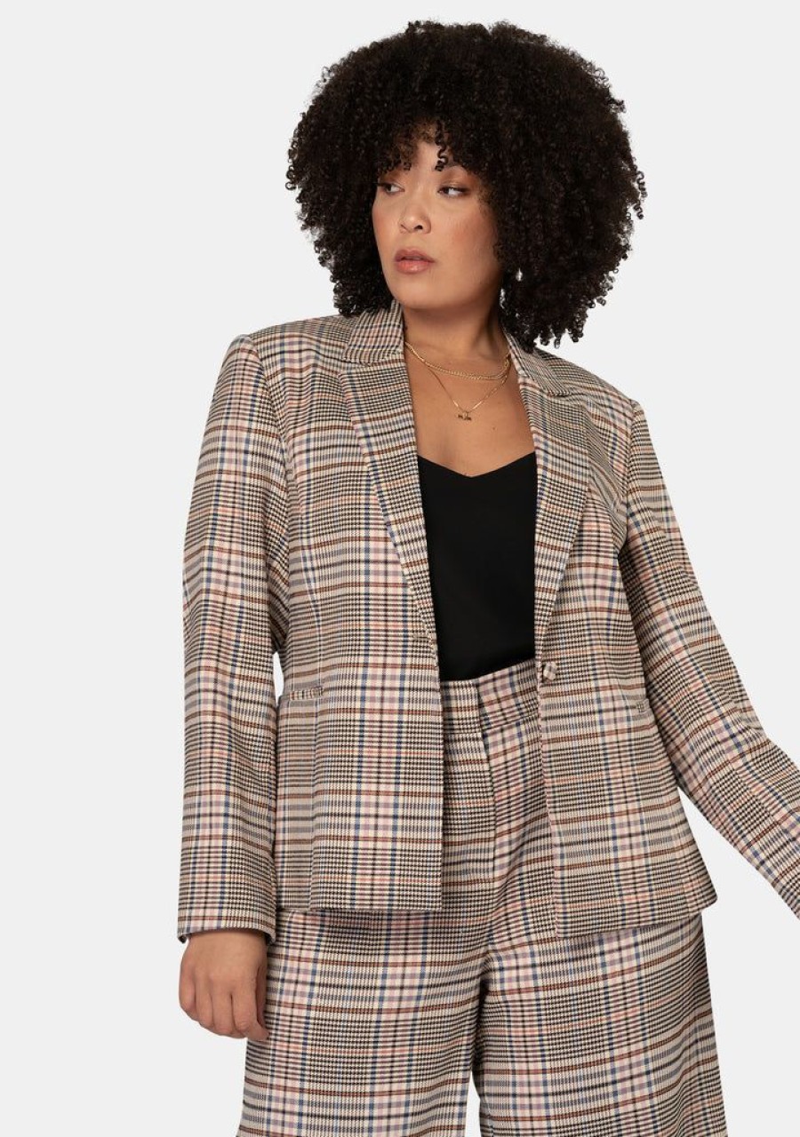 SOMETHING 4 OLIVIA Blazers | Brooklyn Check Blazer