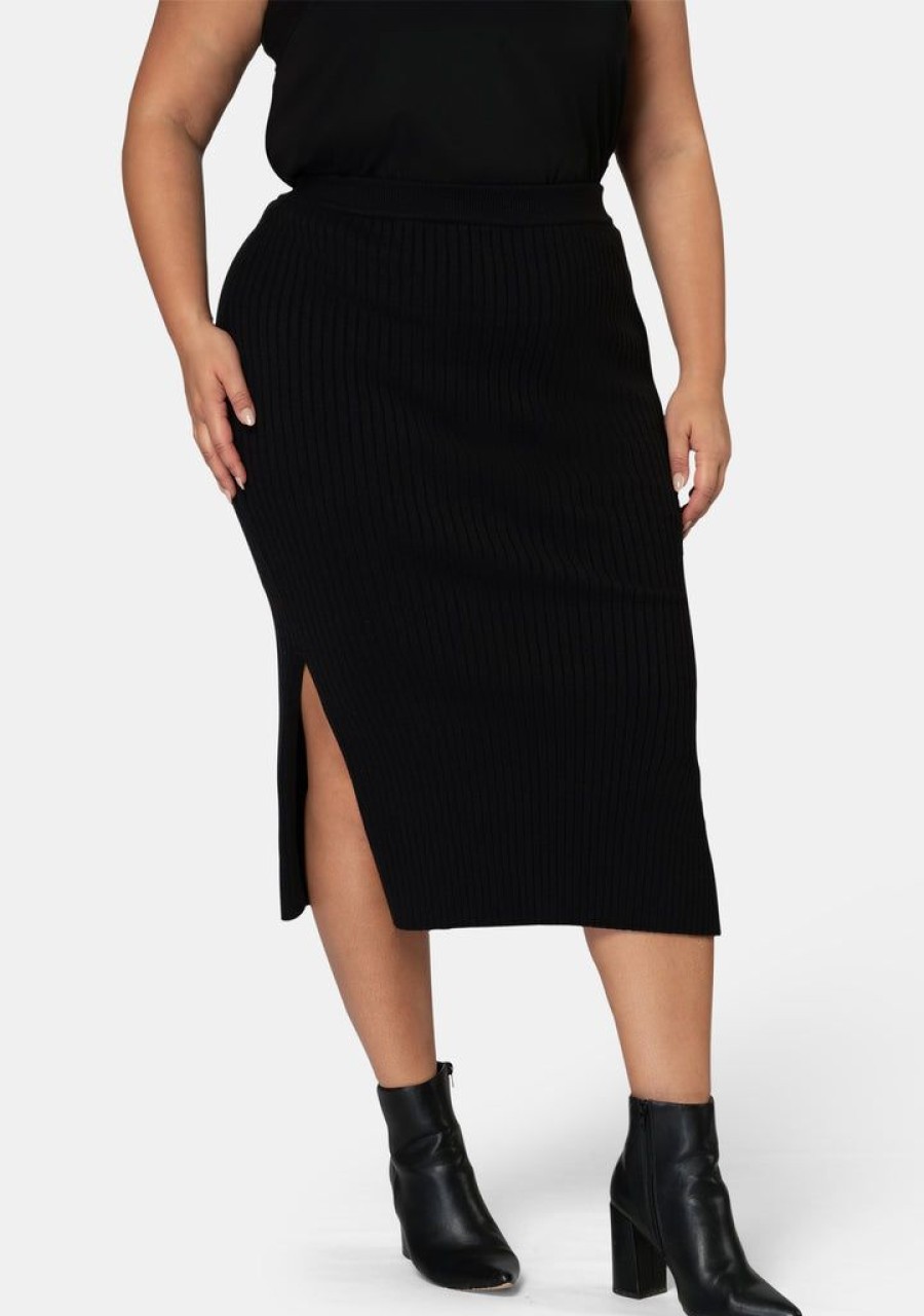 SOMETHING 4 OLIVIA Midi Skirts | Banks Knit Skirt