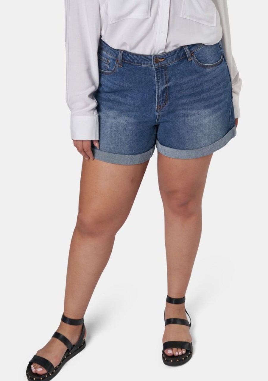 INDIGO TONIC Denim | Molly Boyfriend Short