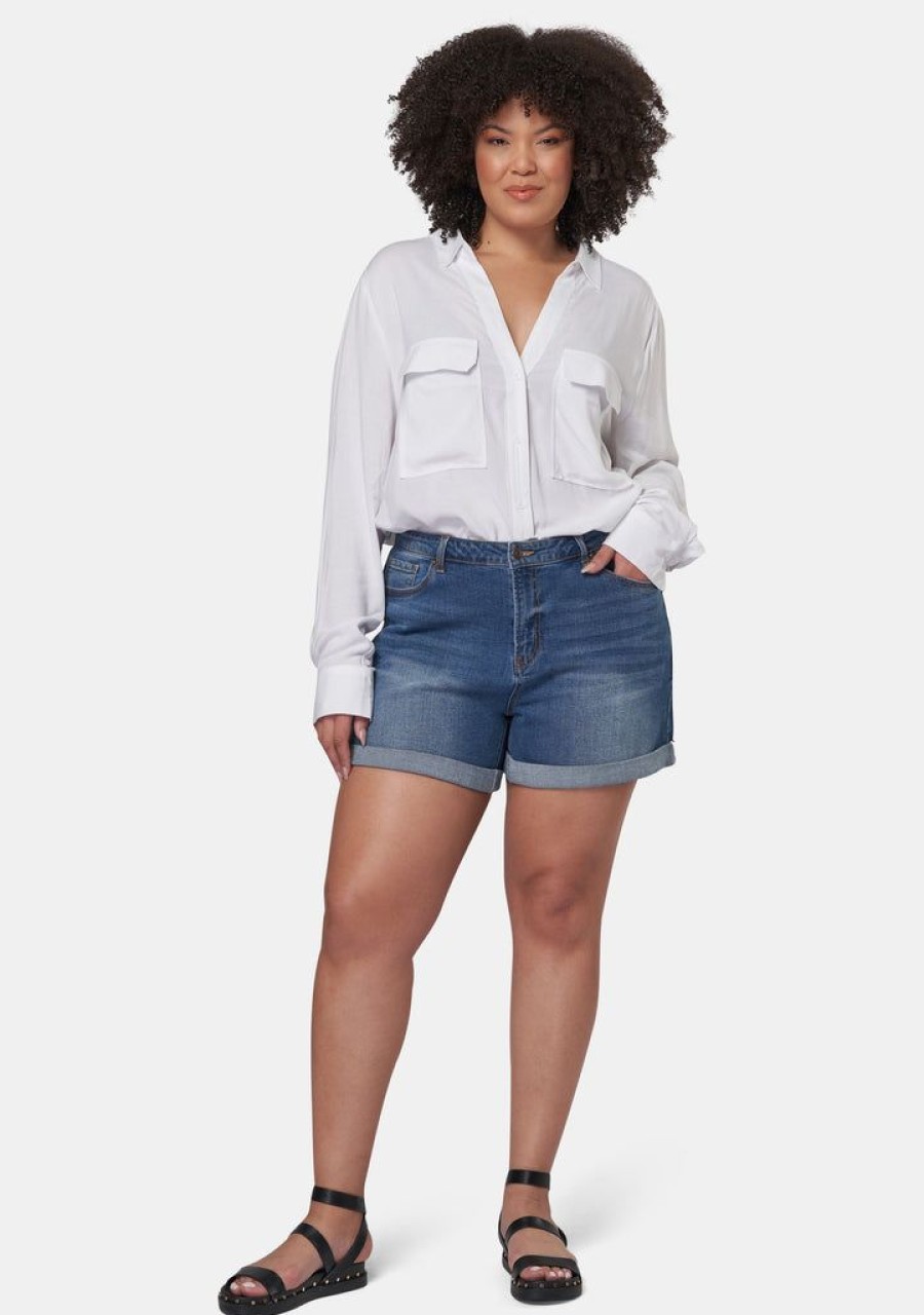 INDIGO TONIC Denim | Molly Boyfriend Short